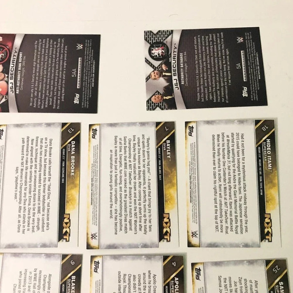 2016  WWE Topps Lot of 23 Wrestling Cards NXT Mix Lot - Picture 11 of 16